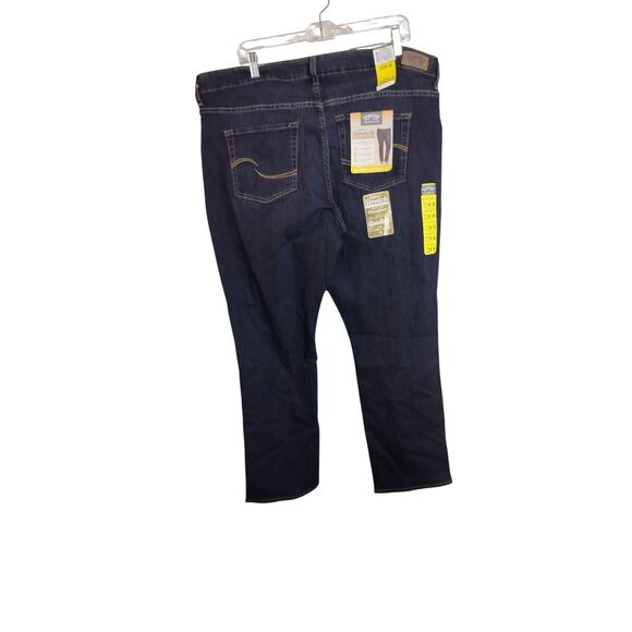 4386) Levi's Signature Modern Straight Simply Stretch Plus Denim Jeans 22W Med - Picture 2 of 5